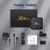 X96Mini Android 11 Smart TV Box S905w2 Quad Core 2 4g 5 8g Wireless Wifi Media Player with RC Black EU Plug 1G 8G