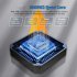 X96Mini Android 11 Smart TV Box S905w2 Quad Core 2 4g 5 8g Wireless Wifi Media Player with RC Black EU Plug 1G 8G