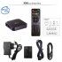 X96mini Network Stb S905w 4k Hd Wifi Remote Control Intelligent Tv Box Compatible For Android Ios EU Plug 1 8GB