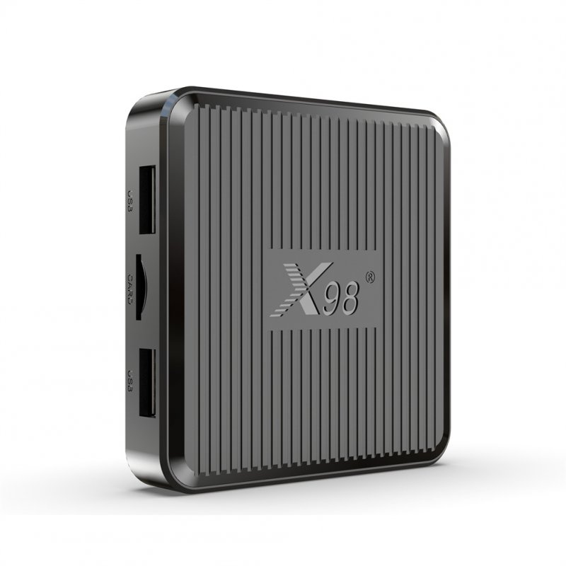 X98q Set Top Box S905w2 Android 11.0 Quad Core 2.4g 5g Dual Frequency Smart Tv Box 4k Hd Network Media Player US Plug 1+8GB