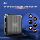 X98q Set Top Box S905w2 Android 11.0 Quad Core 2.4g 5g Dual Frequency Smart Tv Box 4k Hd Network Media Player EU Plug 2+16GB