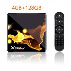 X99 Max  Tv  Box S905x3 Chip Dual Frequency Wifi Uad Core 4gb Ram 32gb 64gb Wifismart Tv Box 4 128G UK plug