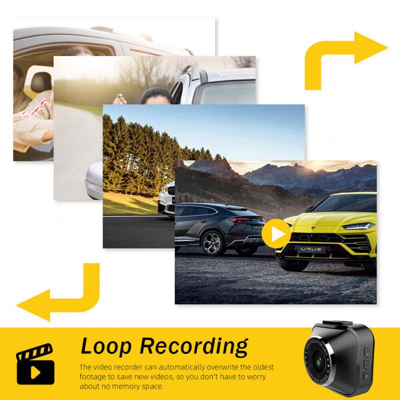 1080P HD Wifi Car Dash Cam DVR Camera 2 Inch Ips Screen Driving Recorder G-sensor Night Vision Camcorder 
