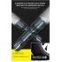 XHP 50 LED Multifunction Flashlight Rotary Zoom Torch USB Charging Night Lamp black W567