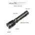 XHP 90 LED Flashlight with Safety Hammer Waterproof Zoom Torch USB Charging Camping Lamp with Pen Clip black Model 1659