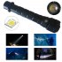 XHP50 Diving Flashlight LED 4000 Lumens Underwater Lamp with Charging Display White light 6500K