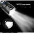 XHP70 LED 5 Modes Dimming High Brightness USB Charging Flashlight black 1476