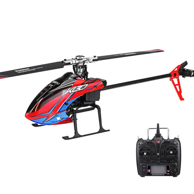 XK K130 2.4G 6CH Brushless 3D6G System Flybarless RC Helicopter RTF Compatible with FUTABA S-FHSS as shown