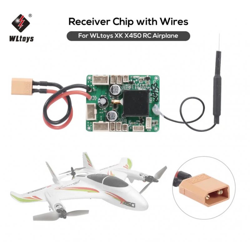 XK X450 Receiver Main Board for WLtoys XK X450 RC Airplane Aircraft Helicopter Fixed Wing 4.01.X450.0014.001
