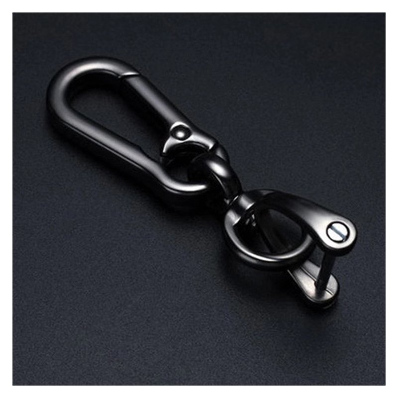 Metal Key Ring Holder Horseshoe Car Keychain Multi-function Keyring 