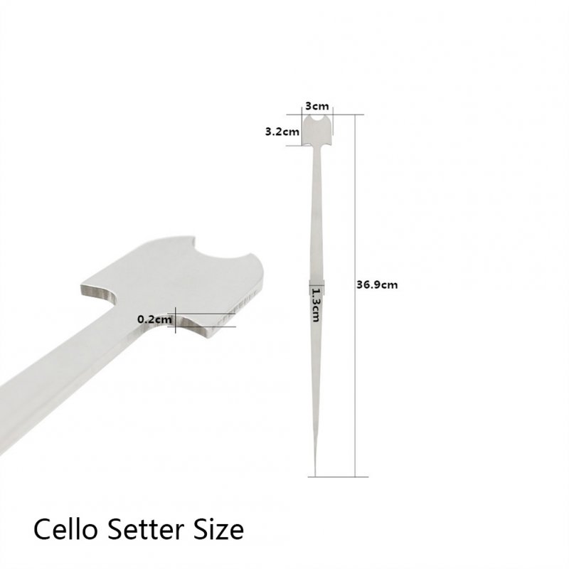 Cello / Double Bass Sound Post Setter Upright Stainless Steel Column Hook Tool Strings Instrument Cello Part Accessories 