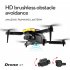 XT105 2 4G WIFI Rc Drone With 4K Camera Foldable Aerial Photography Optical Flow Positioning Obstacle Avoidance Brushless RC Quadcopter For Birthday Gifts 1 bat