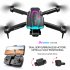 XT105 2 4G WIFI Rc Drone With 4K Camera Foldable Aerial Photography Optical Flow Positioning Obstacle Avoidance Brushless RC Quadcopter For Birthday Gifts 2 bat