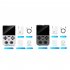 XU10 Retro Handheld Mini Game Console with 3000mAh Rechargeable Battery 3 5 Inch IPS Screen Controller White 64GB