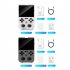 XU10 Retro Handheld Mini Game Console with 3000mAh Rechargeable Battery 3 5 Inch IPS Screen Controller White 64GB