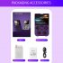 XU10 Retro Handheld Mini Game Console with 3000mAh Rechargeable Battery 3 5 Inch IPS Screen Controller White 64GB