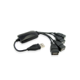Versatile 4 Port USB 2.0 Squid Hub