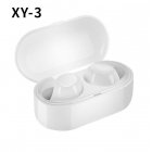 XY 3 Bluetooth Earphones TWS Wireless Earphones Handsfree Headphone Sports Earbuds Gaming Headset  white