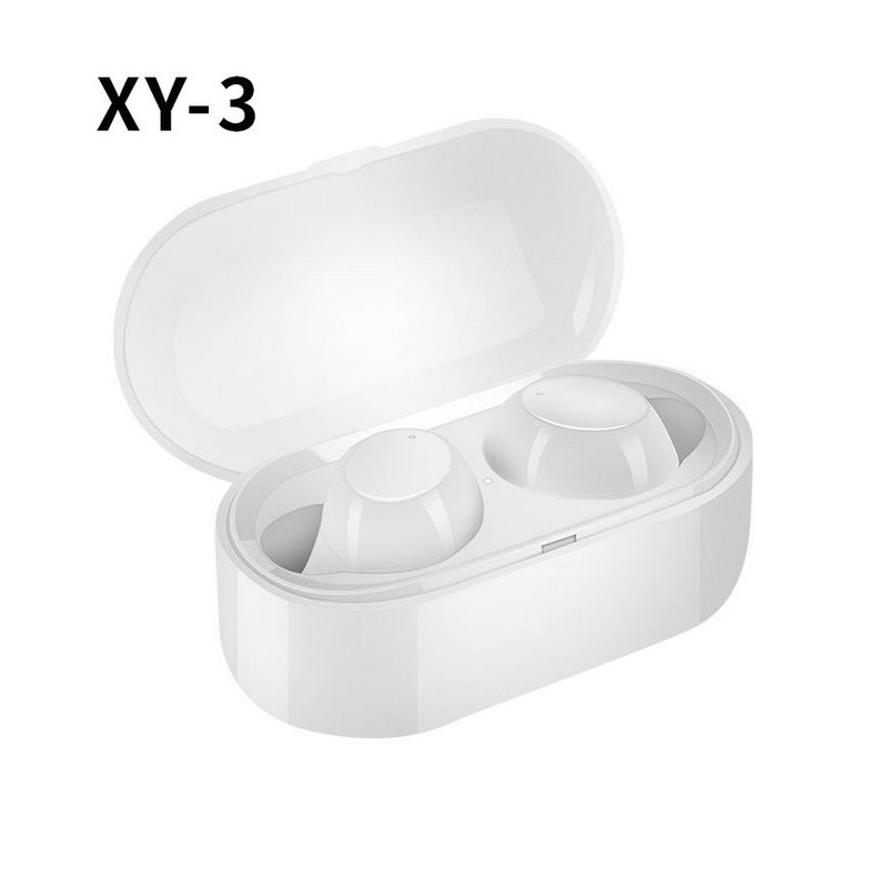 XY-3 Bluetooth Earphones TWS Wireless Earphones Handsfree Headphone Sports Earbuds Gaming Headset  white