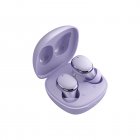 XY11 Wireless Earphones Noise Canceling Earbuds In-Ear Earphones Ultra Long Playtime Earphones For Workout Driving Running Working Hiking Travelling Purple XY-11 single and binaural use