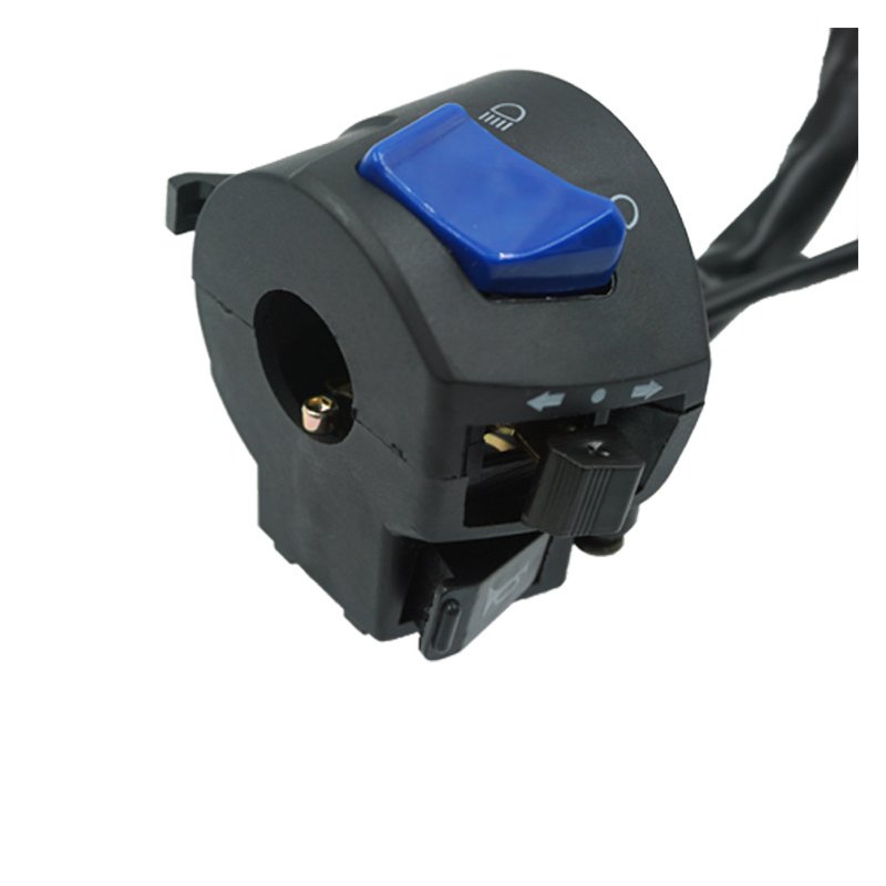 7/8'' Universal Handlebar Motorcycle Horn ON-OFF Turn Signal Headlight Switch 