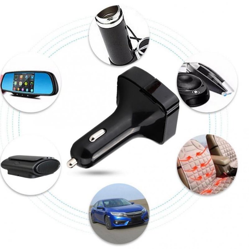 Car MP3 Player FM Transmitter Multifunction Hands-free Call Car Bluetooth Player USB Charger TF Card Support 