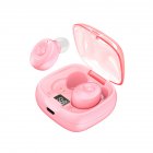 Xg8 Digital Display Bluetooth compatible 5 0 Headset Stereo Noise Reduction Tws Wireless In ear Sports Headphones digital display pink