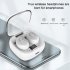 Xg8 Digital Display Bluetooth compatible 5 0 Headset Stereo Noise Reduction Tws Wireless In ear Sports Headphones digital display white