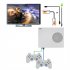 Xgame Retro Video Game Box Built in 600 Games Super Console Game Case Dual Core Family Video Game Player white