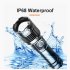 Xhp160 Led Flashlight 9000000lm High Power Zoom Type c Usb Rechargeable Outdoor Waterproof Torch with 26650 battery
