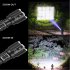 Xhp160 Mini Flashlight Type c Usb Rechargeable High Brightness Outdoor Camping Flash Light Torch 9220 P160  without battery 
