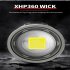 Xhp360 Led Flashlight Super bright Type c Usb Charging Strong Light Long range Torch P360 flashlight
