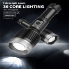 Xhp360 Led Mini Flashlight 2000-2500 Lumens Ultra-bright Long-range Super Bright Aluminum Alloy Torch 9116A short + USB cable
