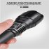 Xhp360 Mini Flashlight 5 Levels Telescopic Zoomable Super Bright Type c Charging Strong Light Torch Long