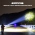 Xhp50 Mini Flashlight Portable Dimming Super Bright Type c Charging Strong Light Torch With Clips W308 flashlight   USB cable