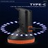 Xhp50 Mini Flashlight Multifunctional Type c Rechargeable High Brightness Led Flash Light Torch 8069 Flashlight Orange