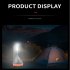 Xhp50 Mini Flashlight Multifunctional Type c Rechargeable High Brightness Led Flash Light Torch 8069 Flashlight Orange