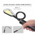 Xhp50 Mini Led Work Lights 200lm 2 Modes Zoomable Type c Rechargeable Super Bright Flexable Bending Lamp as shown