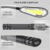 Xhp50 Mini Led Work Lights 200lm 2 Modes Zoomable Type c Rechargeable Super Bright Flexable Bending Lamp as shown