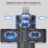 Xhp50 Mini Led Work Lights 200lm 2 Modes Zoomable Type c Rechargeable Super Bright Flexable Bending Lamp as shown