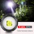 Xhp90 2 LED Double Head Flashlight Super Bright Waterproof Rechargeable Zoomable Torch Work Light Spotlight