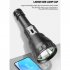 Xhp90 Outdoor Led Flashlight 1800 Lumens 5 Levels Type c Usb Charging Fixed Focus Torch 9900a Long