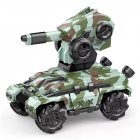 Xiangdijia Toys 008D 2 4G 4WD Electric RC Battle Tank Drift Vehicles Stunt Car RTR Model green