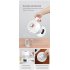 Xiaomi Deerma Folding Electric Kettle Travel Portable Water Kettle 0 6L Temperature Display Smart Touch Pot CN Plug white