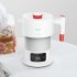 Xiaomi Deerma Folding Electric Kettle Travel Portable Water Kettle 0 6L Temperature Display Smart Touch Pot CN Plug white