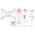 Xiaomi Mi Drone is an ultra modern Quad Copter that packs a stunning 1080p camera and offers 27 minutes continuous flight time at stunning speeds and heights 