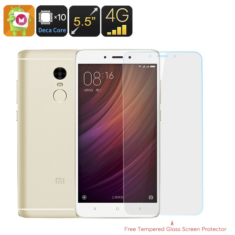 Xiaomi Redmi Note 4 16GB Smartphone (Gold)