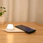 Original XIAOMI Yeelight Wireless Magnetic Fast Charger Qi with LED <span style='color:#F7840C'>Night</span> <span style='color:#F7840C'>Light</span> Lamp white