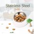 Xiaomi Youpin Stainless Steel Pet Dog Bowl Puppy Cats Food Drink Water Tilted Feeder With BaseSupplies Non slip Feeding Dishes