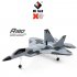 Xk A180 F22 Three Channel Camera 3d   6g Gyroscope Fixed Wing Glider Model Toy gray